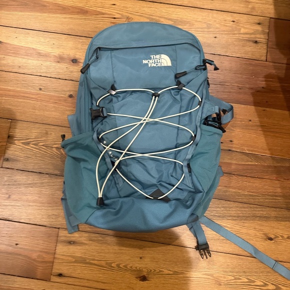 The North Face Teal Backpack with White Accents - Picture 2 of 3